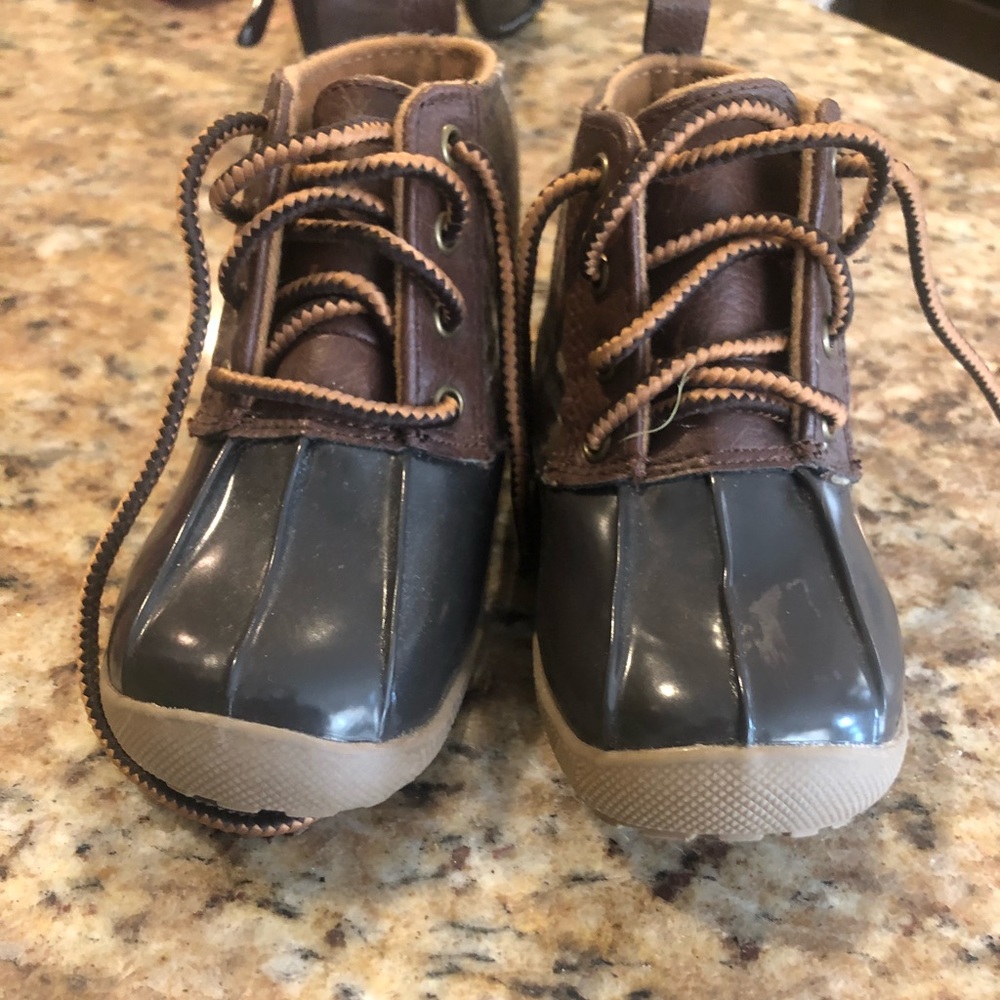 Baby duck boots